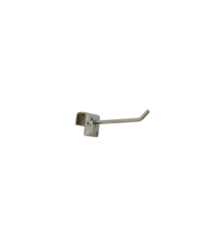 100mm Display Hook (prong) for Flat Bar - Chrome