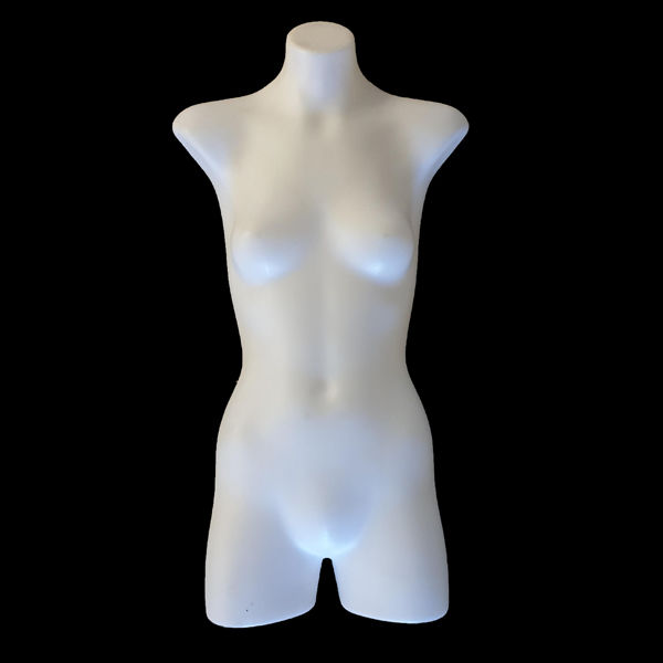 FEMALE TORSO - SLIM - WHITE